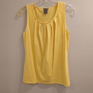 Ann Taylor fun summer tank in Amal Clooney yellow!